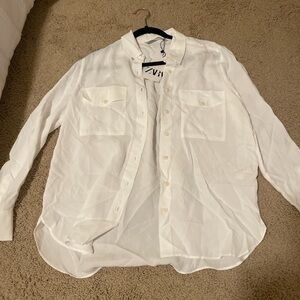 *BRAND NEW* Zara White Button Down
